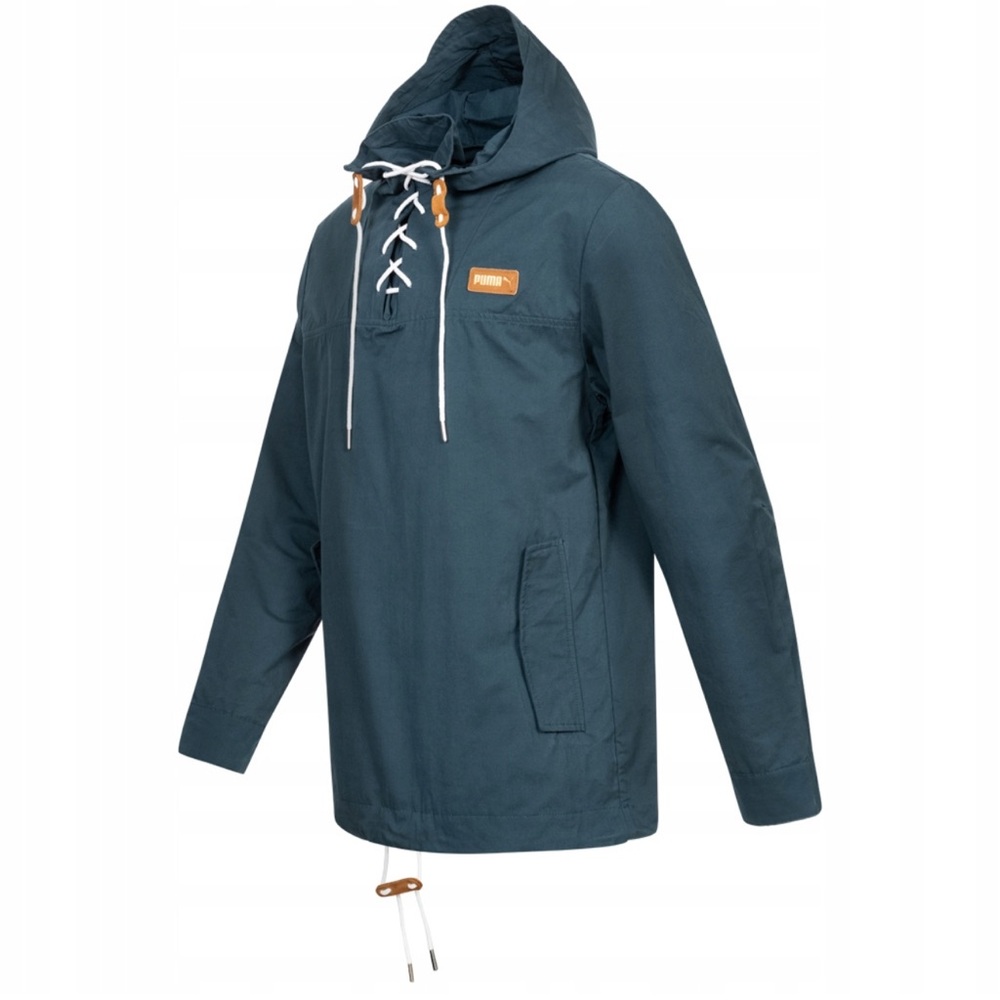 Puma Men's Blue Hooded Jacket